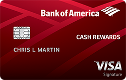 Bank of America® Cash Back Rewards Credit Card with 4% Choice Category