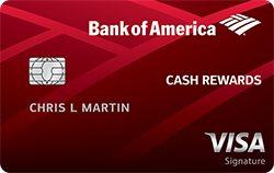 Bank Of America Cash Back Rewards Credit Card With 3 Choice Category