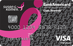 How does the BankAmericard cash rewards process work?