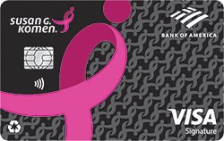 Susan G. Komen® Customized Cash Back Rewards Credit Card - Pink Ribbon Credit  Card