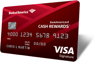 BankAmericard Cash Rewards™ credit card