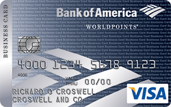 WorldPoints® Rewards for Business&trade Visa® from Bank of America