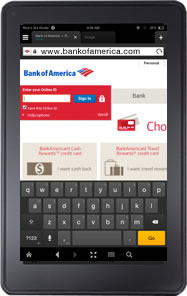 Mobile Web on Kindle Fire